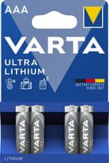 Varta baterie Ultra Lithium AAA, 4ks