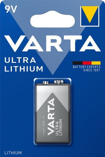 Varta baterie Ultra Lithium 9V
