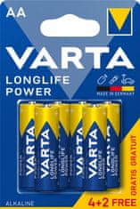 Varta baterie Longlife Power AA, 4+2ks