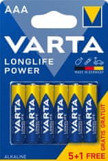 Varta baterie Longlife Power AAA, 5+1ks