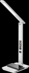 Immax LED stolní lampička Kingfisher, Qi nabíjení, bílá