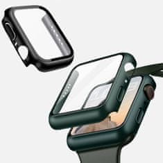 polykarbonátové pouzdro s ochranou displeje pro Apple Watch 7 45mm, čirá