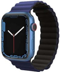 EPICO magnetický pásek pro Apple Watch 38/40/41mm, černá/modrá