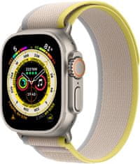 Apple Watch Trailový tah 49mm, S/M, žluto-béžová