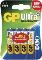 GP AA Ultra Plus, alkalická 4ks