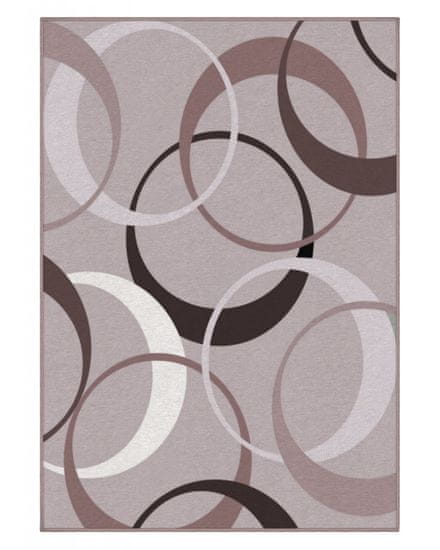 GDmats Designový kusový koberec Circles od Jindřicha Lípy