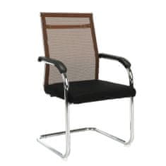 KONDELA Konferenční židle Esin - hnědá/černá