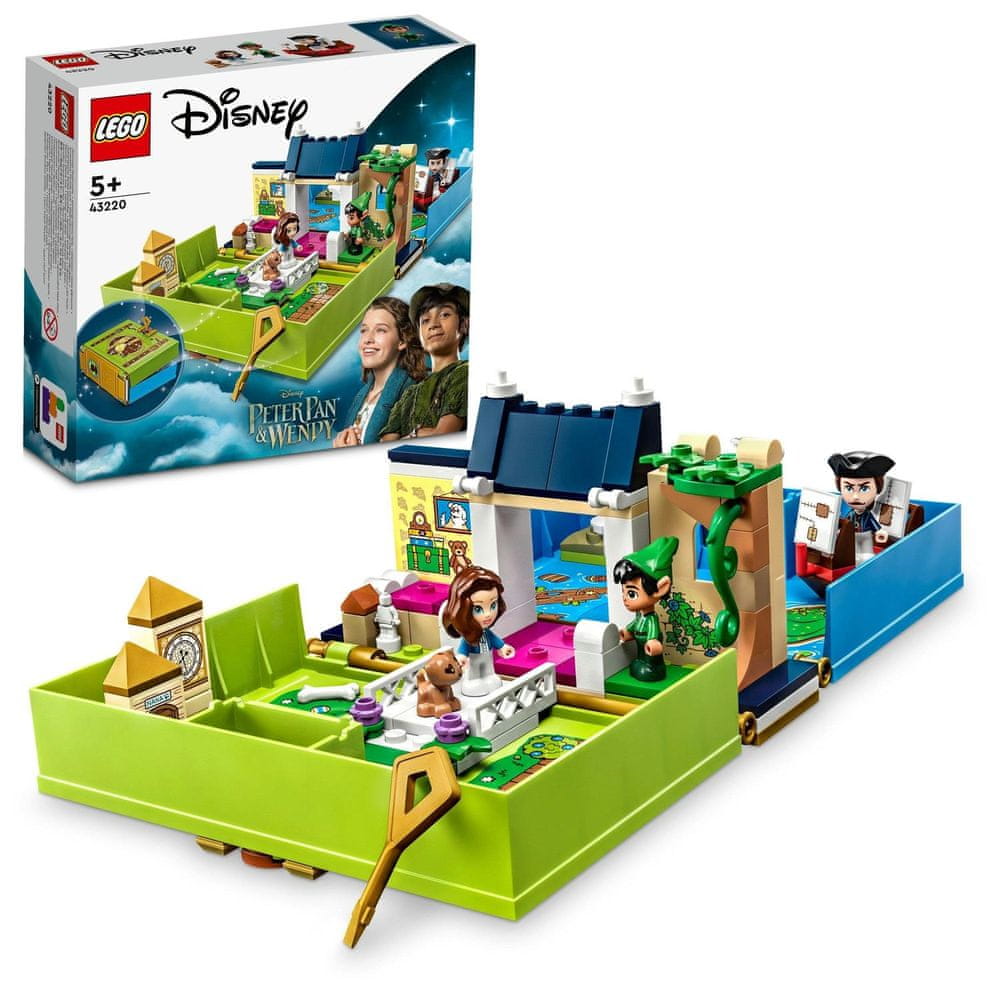 Levně LEGO Disney 43220 Petr Pan a Wendy a jejich pohádková kniha dobrodružství