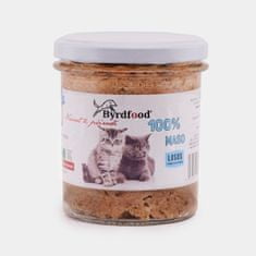 BYRDFOOD Losos 100% maso pro kočky (300g)