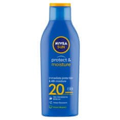 Nivea Sun Protect & Moisture Hydratační mléko na opalování OF 20, 200 ml