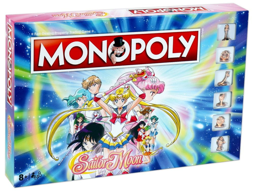 Levně Winning Moves Monopoly Sailor Moon Anglická verze