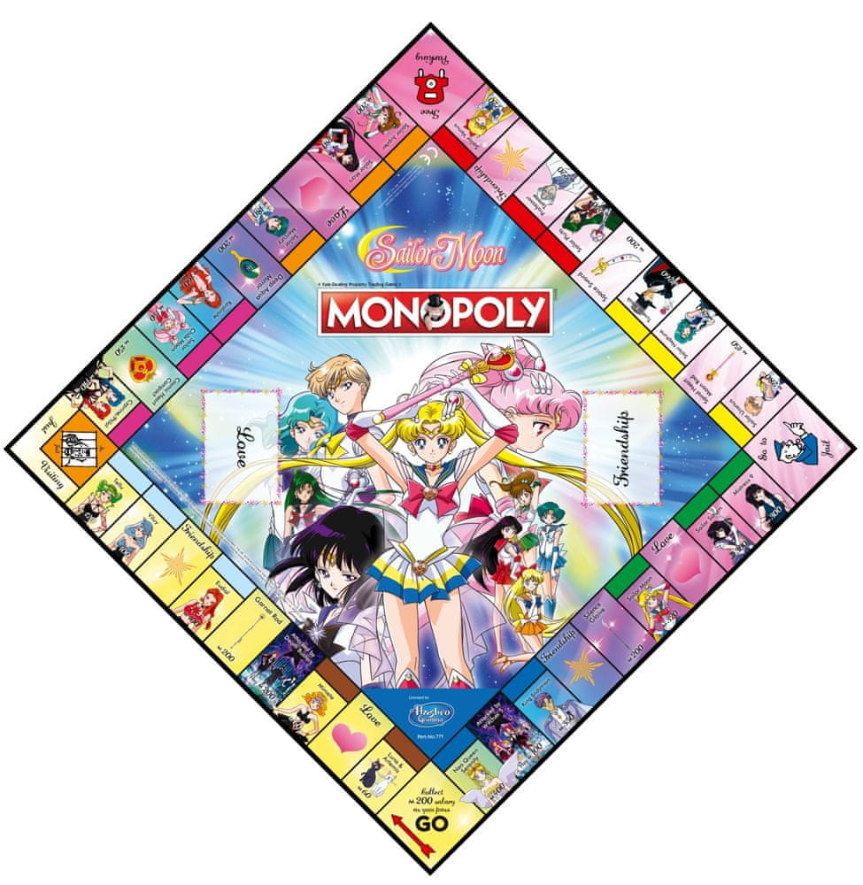 Levně Winning Moves Monopoly Sailor Moon Anglická verze