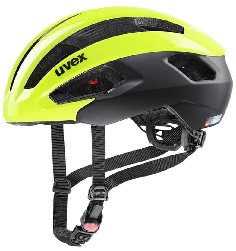 Levně Uvex helma 2023 RISE CC NEON YELLOW-BLACK M žlutá/černá 56 - 60