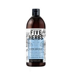 BARWA Hydratační šampon Five Herbs - pro suché a poškozené vlasy 480 ml