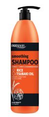 OEM Vyhlazující šampon pro suché, krepaté a lesklé vlasy s olejem Rice & Tsubaki 1000G
