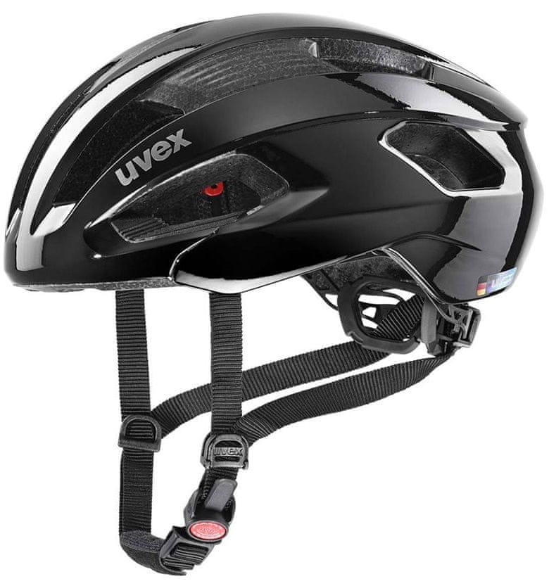 Levně Uvex helma 2023 RISE ALL BLACK 52-57 cm