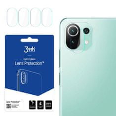3MK 3MK ochranné sklo 7H na čočku fotoaparátu Xiaomi Mi 11 Lite 4G/5G 4 kusy