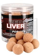 Starbaits Plovoucí Boilies Red Liver 80 g 14 mm