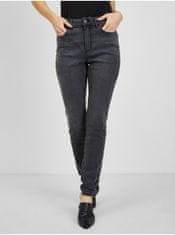 Orsay Tmavě šedé dámské skinny fit džíny 38