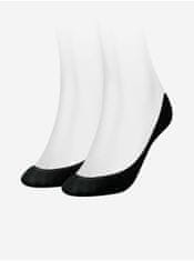 Tommy Hilfiger Sada dvou párů černých dámských ponožek Tommy Hilfiger 35-38
