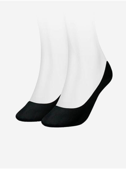 Tommy Hilfiger Sada dvou černých dámských ponožek Tommy Hilfiger