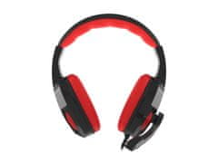 Genesis Herní stereo sluchátka Argon 100,černo-červené, 1x jack 4-pin