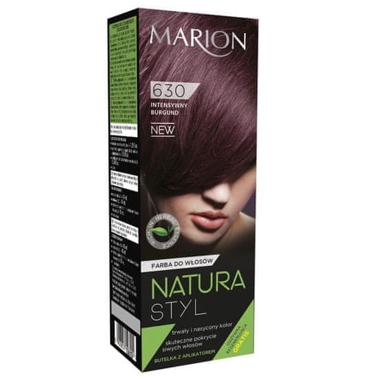 Marion Barva na vlasy Natura Style č. 630 Intenzivní vínová