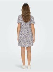 Jacqueline de Yong Bílé květované šaty JDY Gaya XS