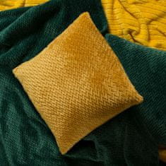 DESIGN 91 Jednobarevná deka - Cindy 2 tmavě zelená, š. 170 cm x d. 210 cm