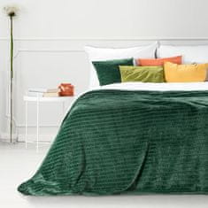 DESIGN 91 Jednobarevná deka - Cindy 2 tmavě zelená, š. 170 cm x d. 210 cm