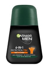 Garnier Pánský dezodorant Roll-On 6In1 Protection 72H - Skin+Clothes 50Ml