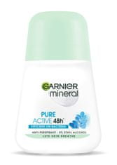 Garnier Minerální dezodorant Roll-On Pure Active 48H - účinný na bakterie 50 ml