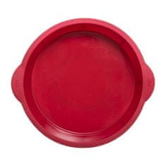5five Forma na pečení, silikonová, červená, Ø 24 cm