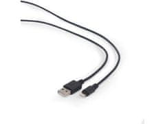 Gembird CABLEXPERT Kabel USB 2.0 Lightning (IP5 a vyšší) nabíjecí a synchronizační kabel, 2m, černý