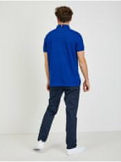 Tommy Hilfiger Tmavě modré pánské polo tričko Tommy Hilfiger L