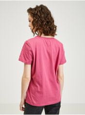 Tommy Hilfiger Růžové dámské tričko Tommy Hilfiger XS