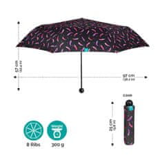 Perletti Dámský plnoautomatický deštník PEPERONCINO / ČILI, 26310