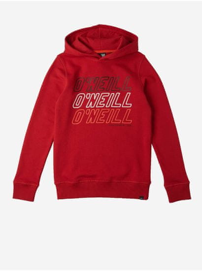 O'Neill Červená holčičí mikina s kapucí O'Neill All Year Sweat