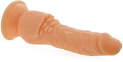 XSARA Umělý penis se stimulátorem klitorisu dildo na silné přísavce 19 cm - 70145728