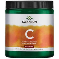 Swanson Vitamin C Prášek, 100% Čistá forma, 454 g