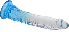 XSARA Gelové dildo elastický penis s přísavkou 20 cm - 74489284