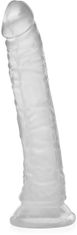 XSARA Gelové dildo elastický penis s přísavkou 20 cm - 70993492
