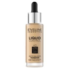 Eveline Liquid Control Hd Face Foundation s kapátkem č. 016 Vanilla Beige 32 ml