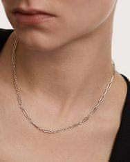 PDPAOLA Elegantní stříbrný náhrdelník se zirkony MIAMI Silver CO02-466-U