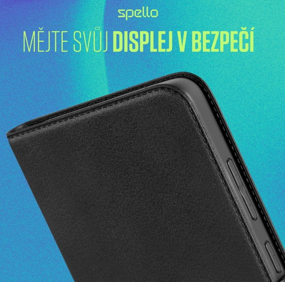 Levně Spello flipové pouzdro Motorola Moto E32s 4G 75911131300001 - černá
