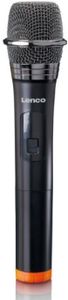 karaoke bezdrátový mikrofon lenco mcw011 kovová mřížka nabíjecí baterie nabíjecí kabel bezdrátový mini přijímač