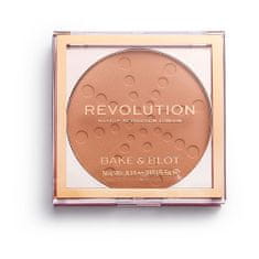 Makeup Revolution Pudr Bake & Blot Peach Pressed Powder, 1 ks.