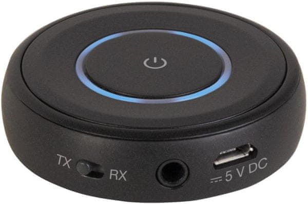  Bluetooth adaptér fonestar bt converter možnost připojení 2 zařízení najednou lion nabíjecí baterie pomocný 3,5mm stereo jack stavová kontrolka 
