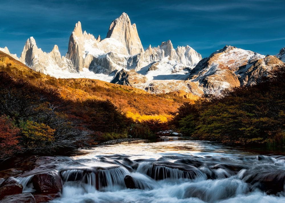Ravensburger Puzzle Dechberoucí hory: Mount Fitz Roy, Patagonie 1000 dílků