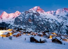 Ravensburger Puzzle Dechberoucí hory: Bernská vysočina, Murren ve Švýcarsku 1000 dílků